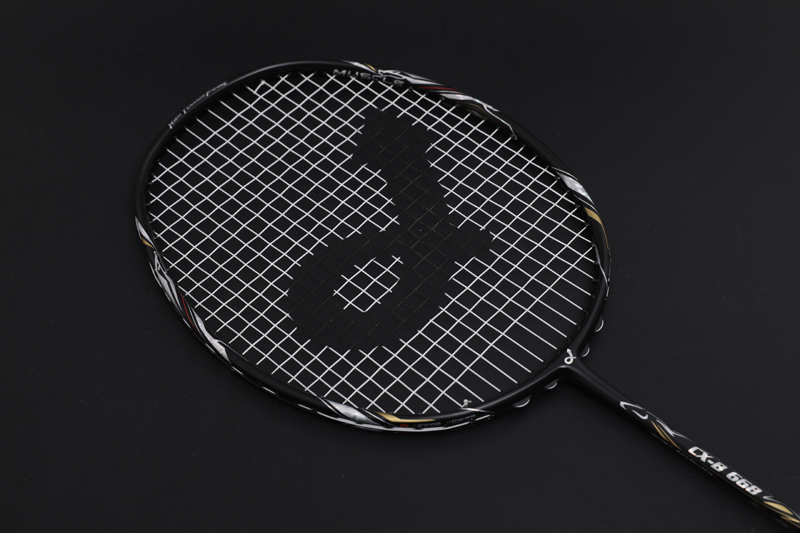 Racchetta da badminton Premium Carbon CX-B668 Nera