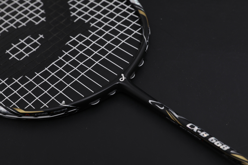 Racchetta da badminton Premium Carbon CX-B668 Nera