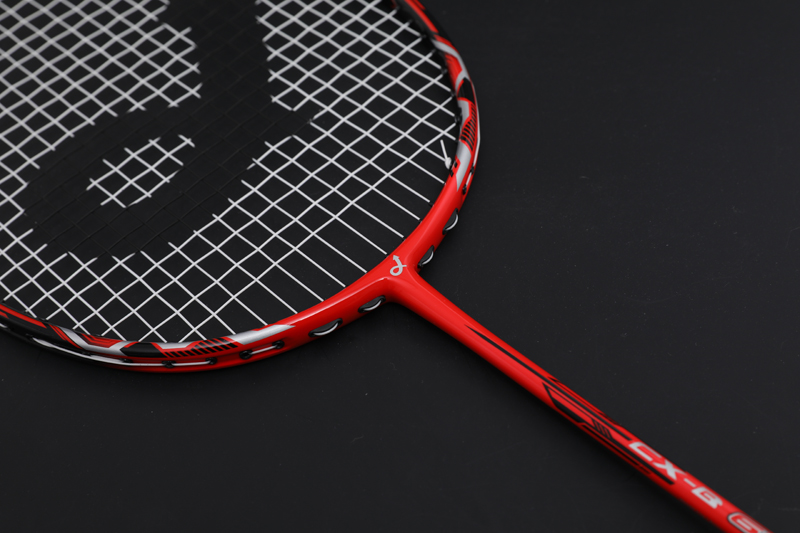 Racchetta da badminton Premium Carbon CX-B658 Rossa