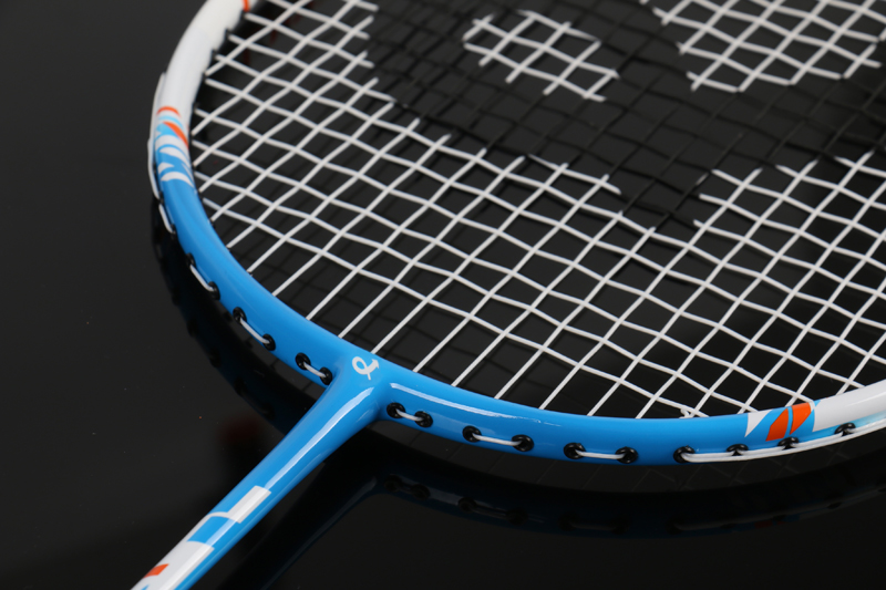 Racchetta da badminton integrata con tubo centrale in lega di alluminio e acciaio CX-B328 blu